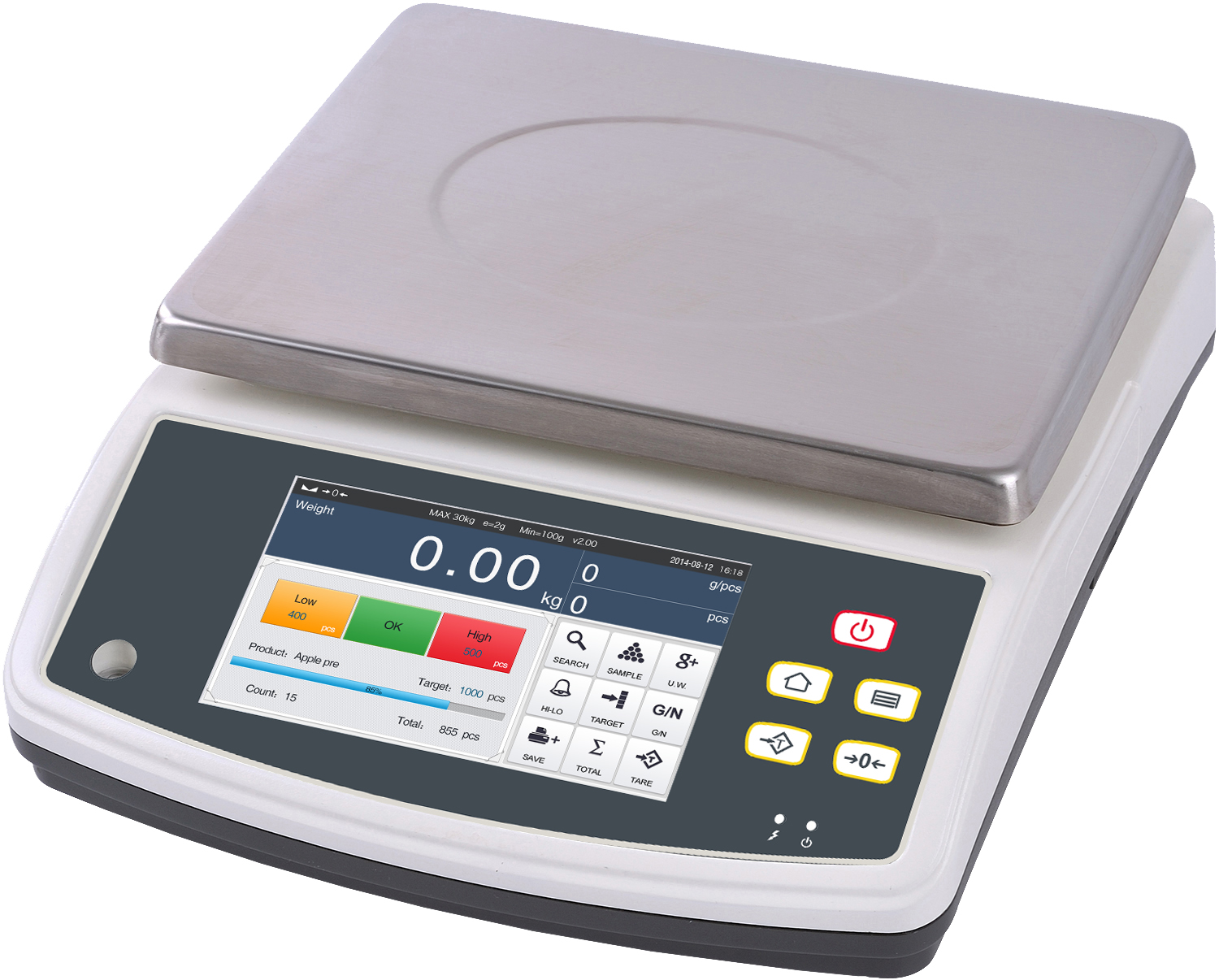 Image of a digital weighing scale